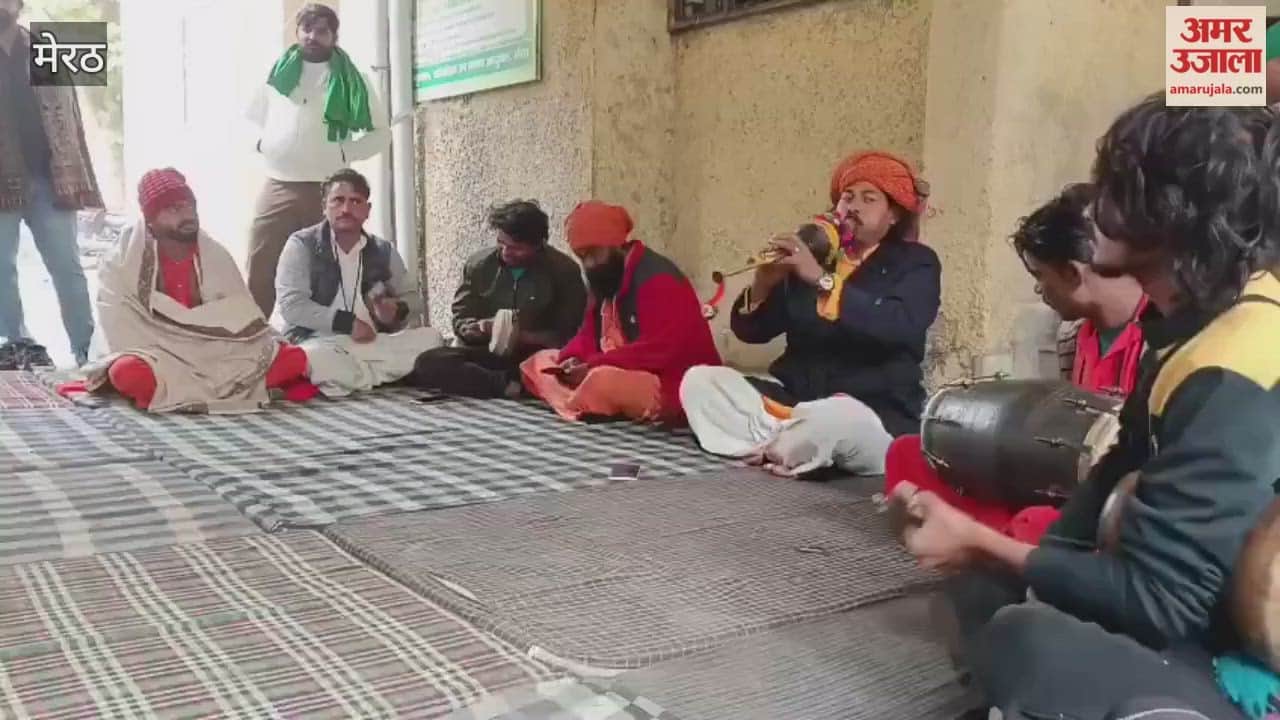 Meerut: The BKU's protest at the Sugarcane Bhavan continues for the fifth day