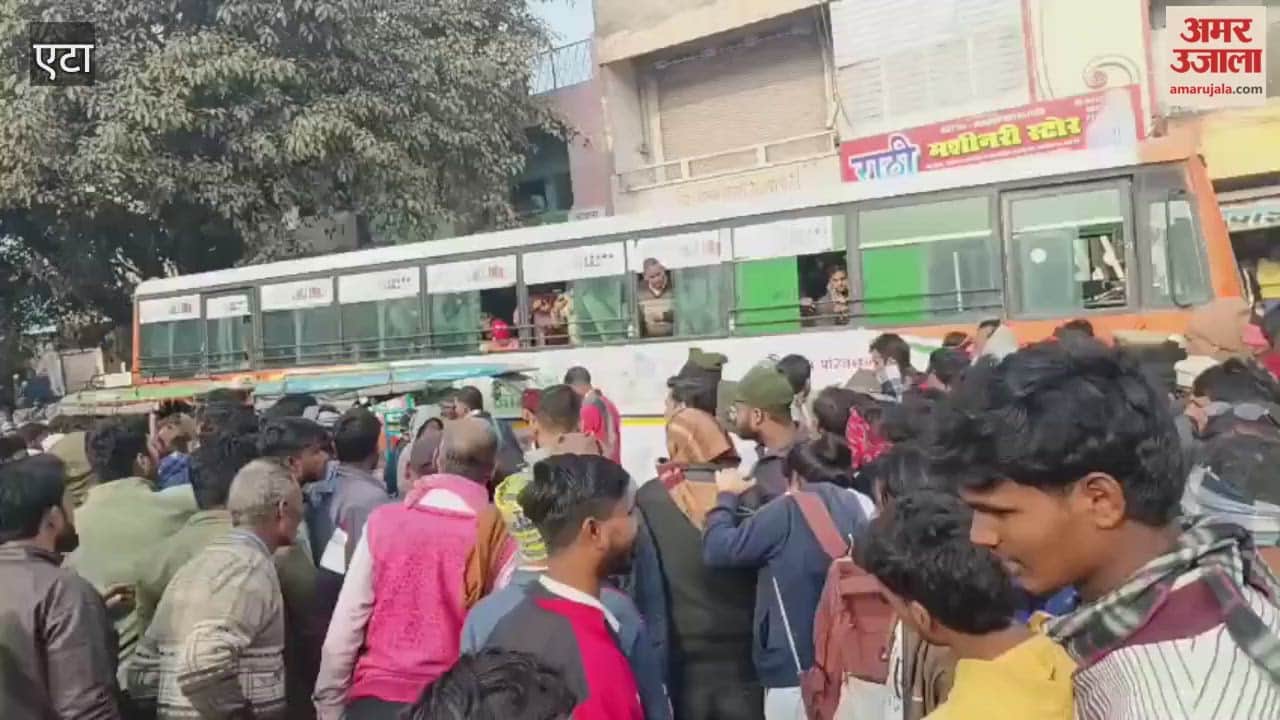 Roadways Bus Crushes Two Bikers to Death Near Medical College in Etah