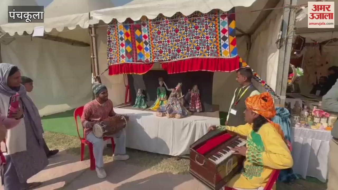 puppet group arrived to perform at the Swadeshi Mela in Sector 5, Panchkula.