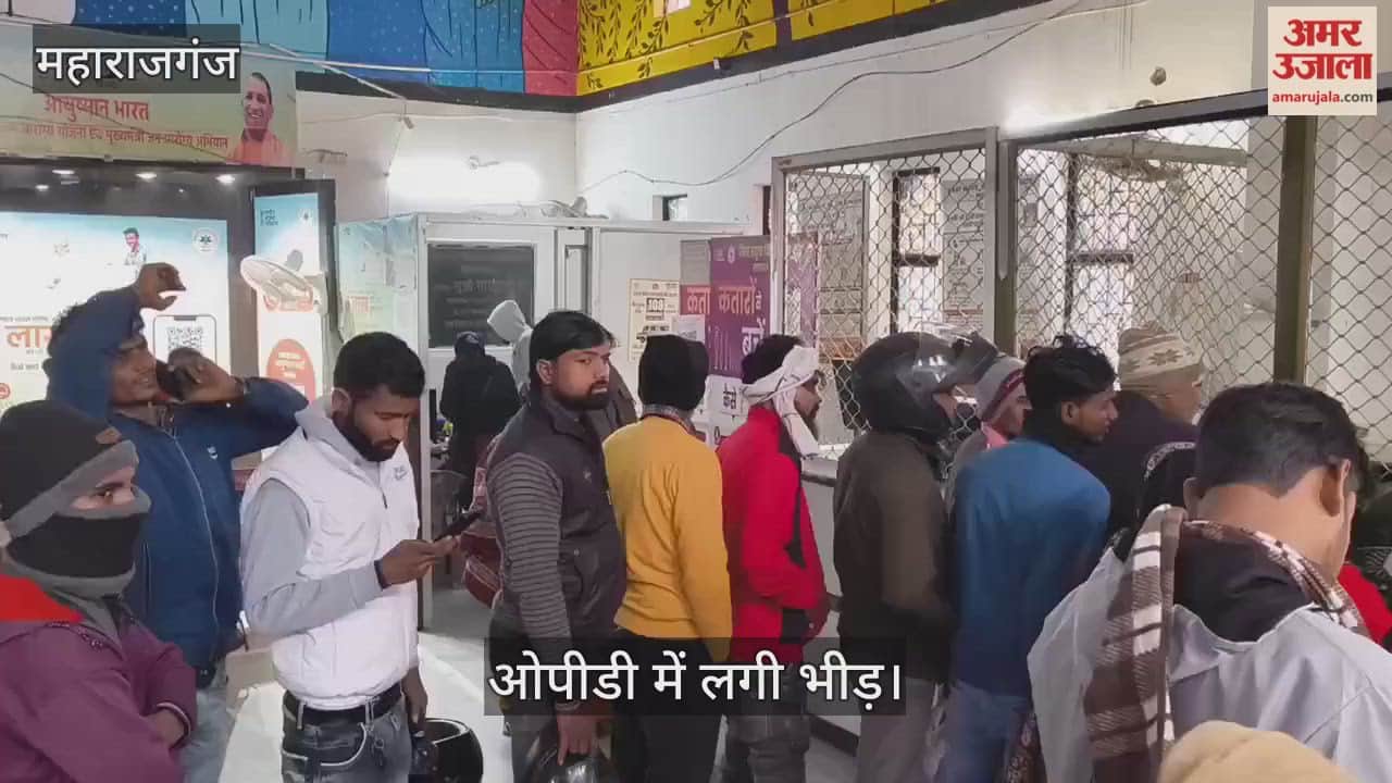 Large crowd of patients due to opening of OPD