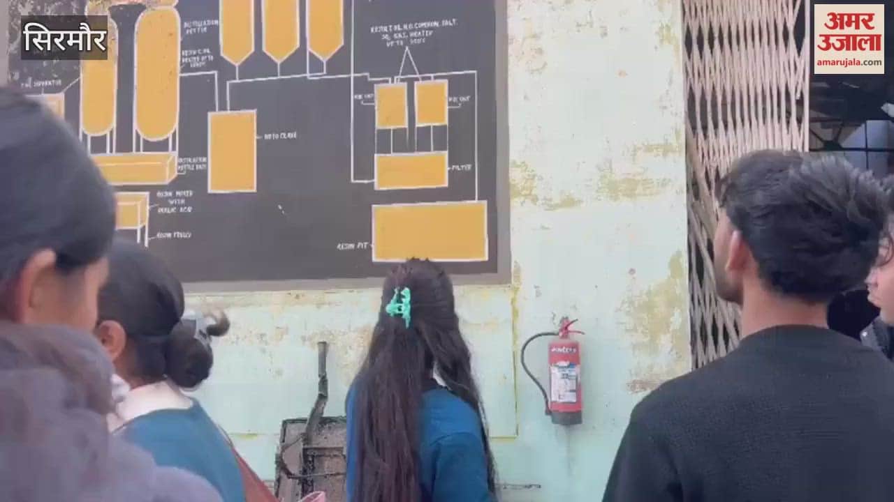 Sirmour Students gained information about production and operations in the turpentine industry