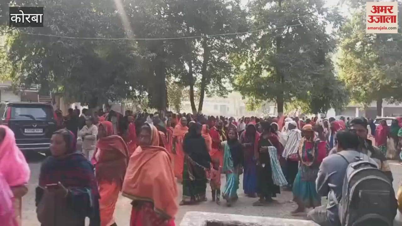 Massive protest against tree felling in Korba and FIR registered against 50 villagers