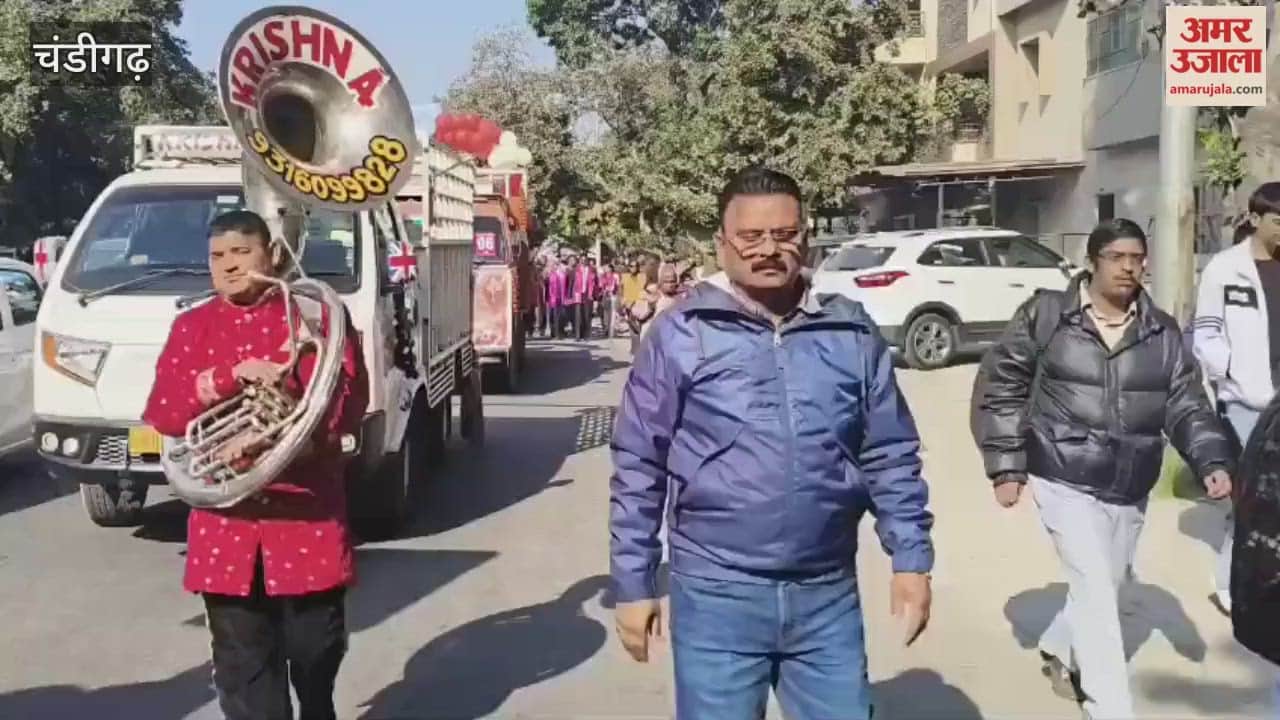 Christmas procession in Chandigarh