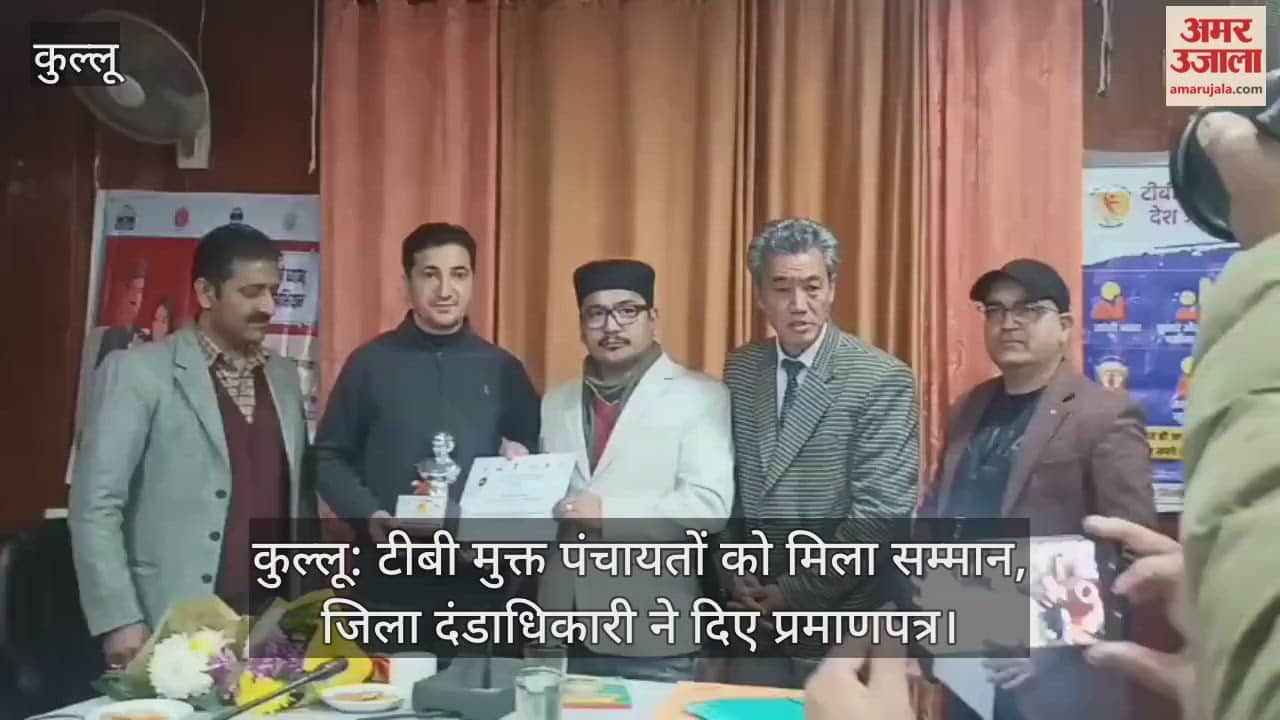 Kullu: TB-free panchayats were honored, and the District Magistrate presented them with certificates.
