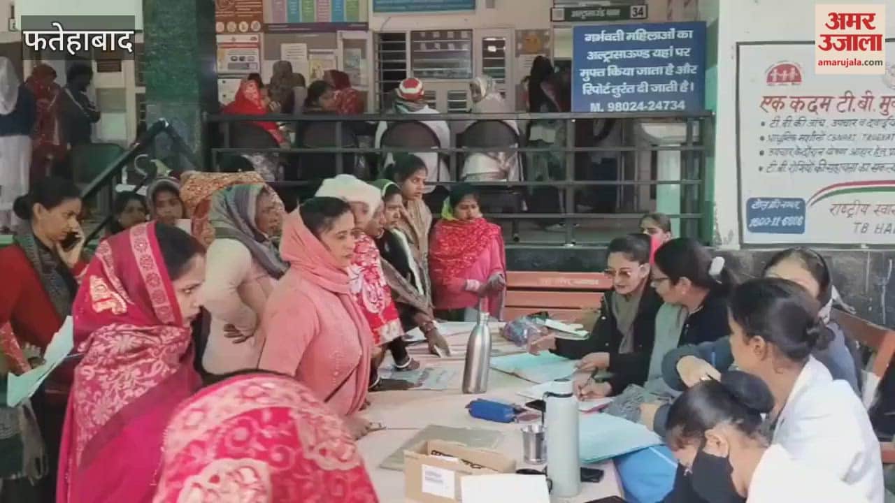 In Fatehabad, doctors were on leave, and an LMO (Local Medical Officer) had to be called in place of a specialist to examine a pregnant woman.