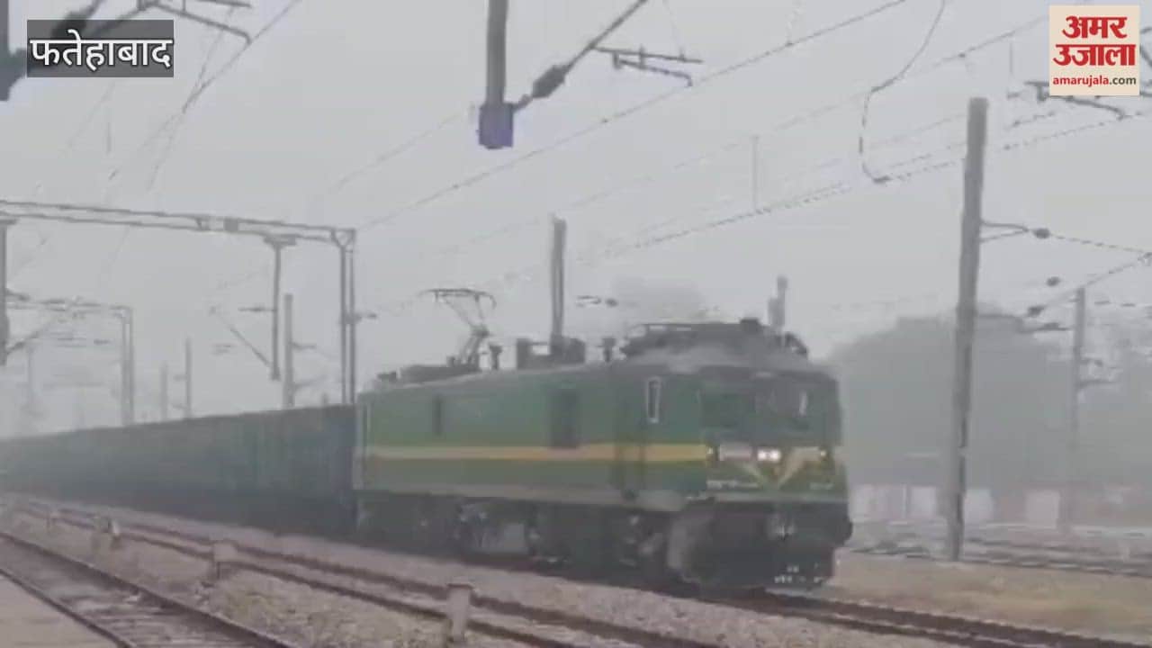 Dense fog in Jakhal, Fatehabad, has brought long-distance vehicles to a halt, causing difficulties for passengers