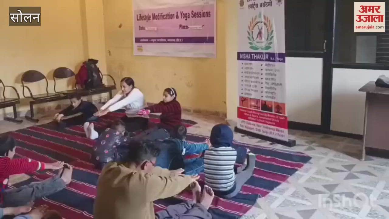 Solan A yoga camp was organized in Nawagram where people were informed about the benefits of yoga for a healthy life