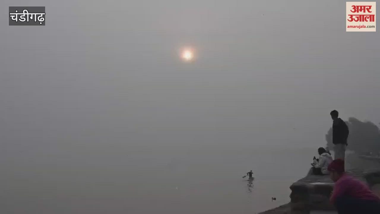 morning in Chandigarh began with dense fog