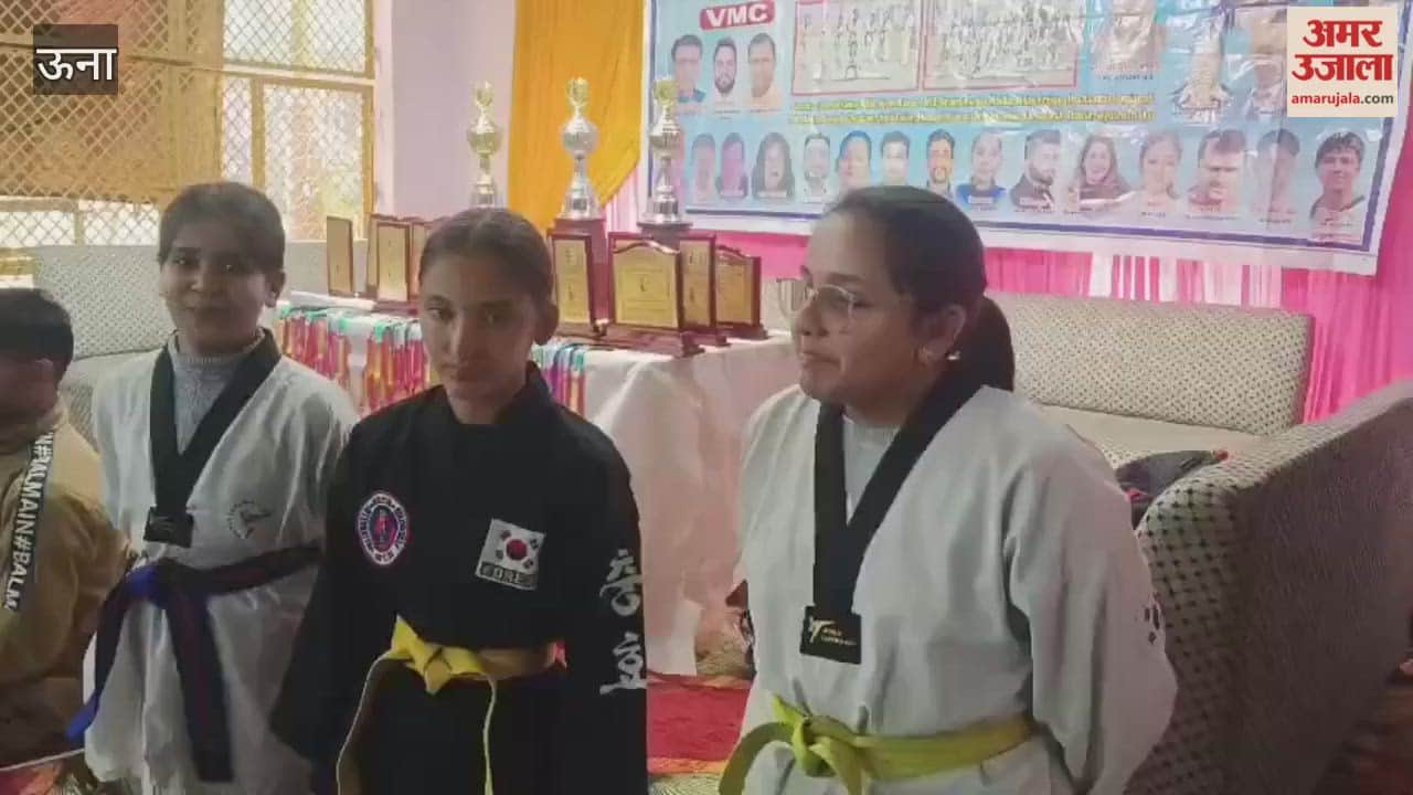 Mansi Rana from Una Himachal Pradesh won a gold medal at the 21st National Karate and Taekwondo Championship