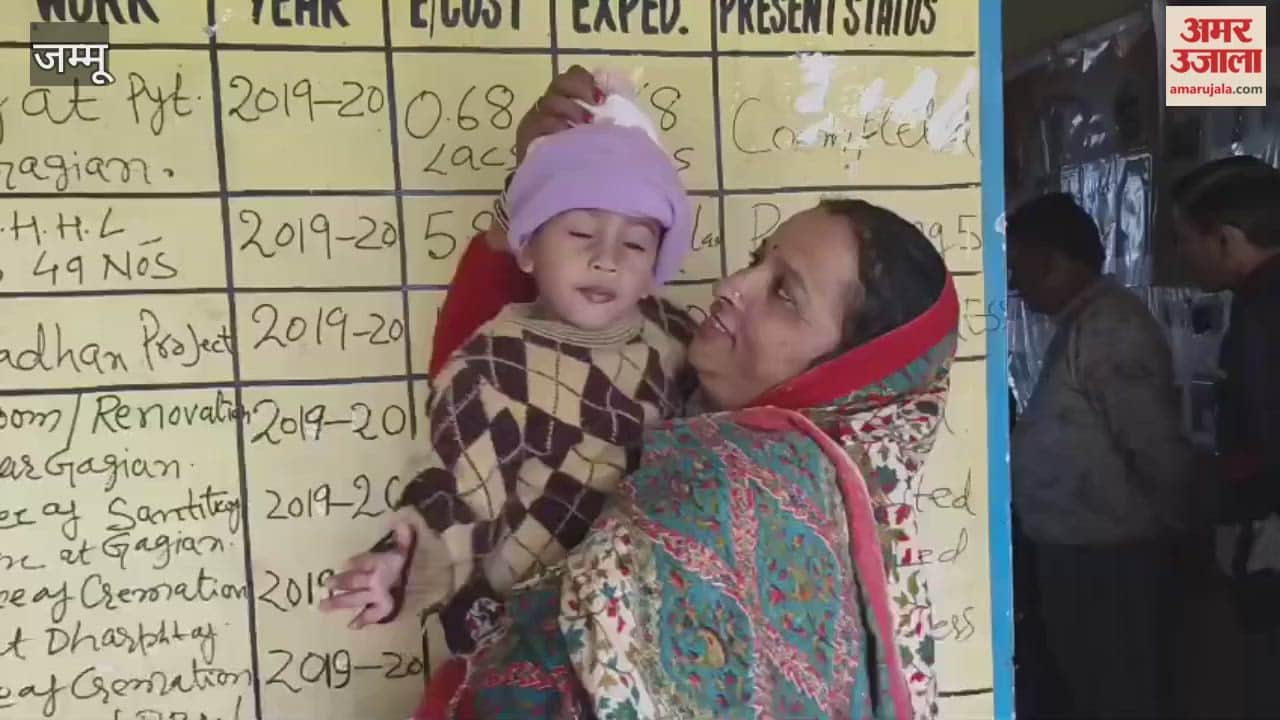 The Pulse Polio campaign has intensified in RS Pura, with children in every village being given two drops of the polio vaccine.