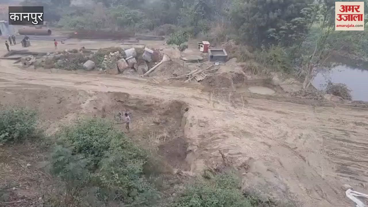 Construction of a four-lane bridge over the Pandu River in Bhitargaon begins
