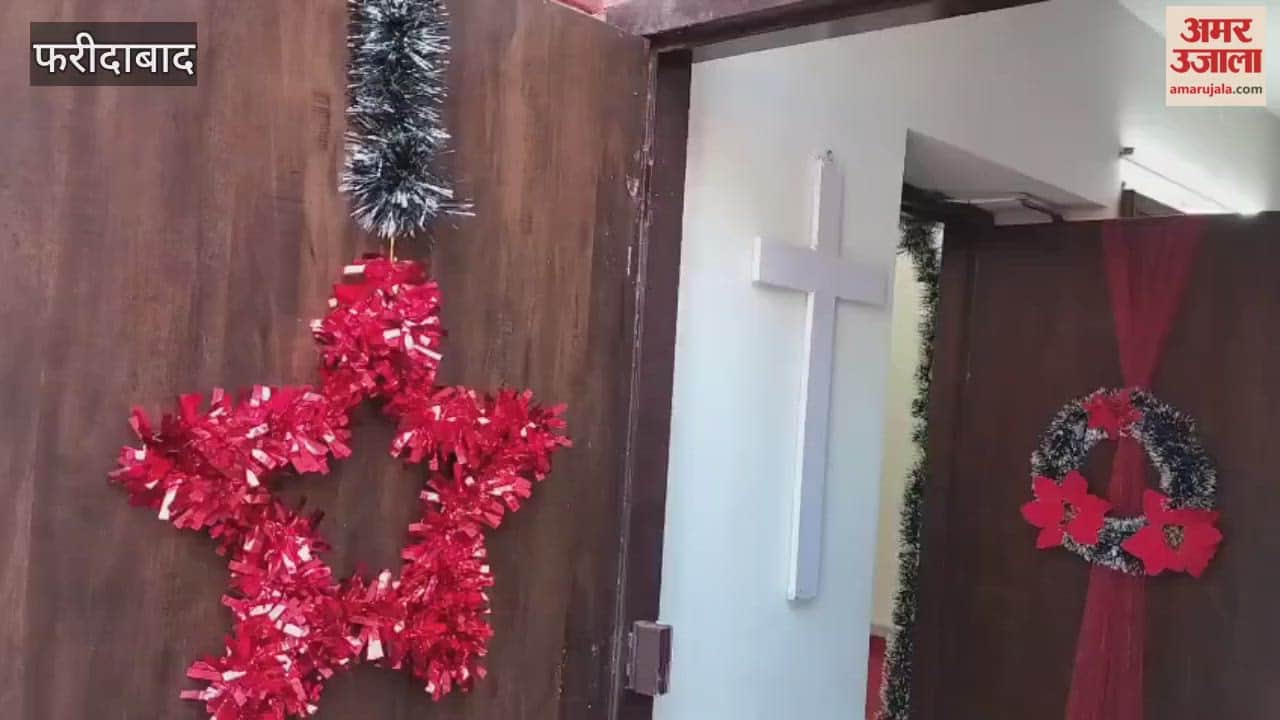 Special prayers held at Shanti Church in Faridabad NIT on Christmas