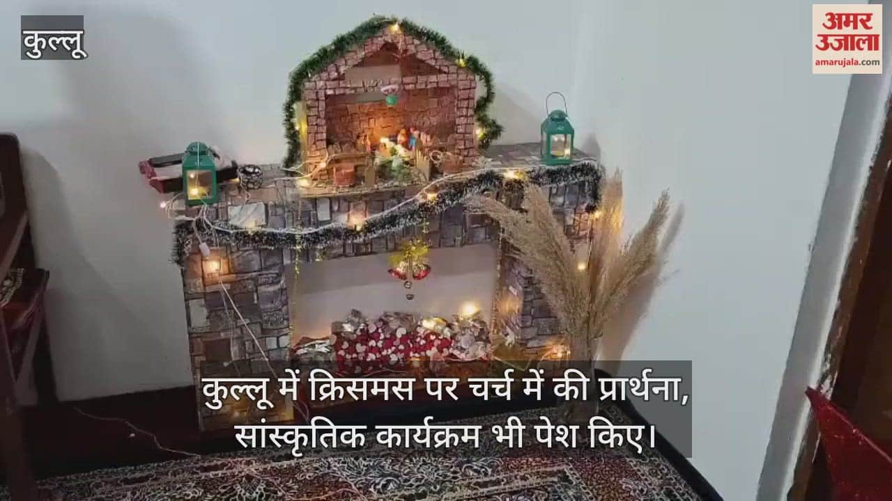 Prayers were offered at the church in Kullu on Christmas.