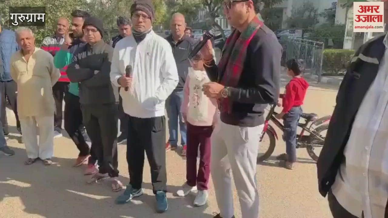 Gurugram Vatika residents staged a protest against the builder