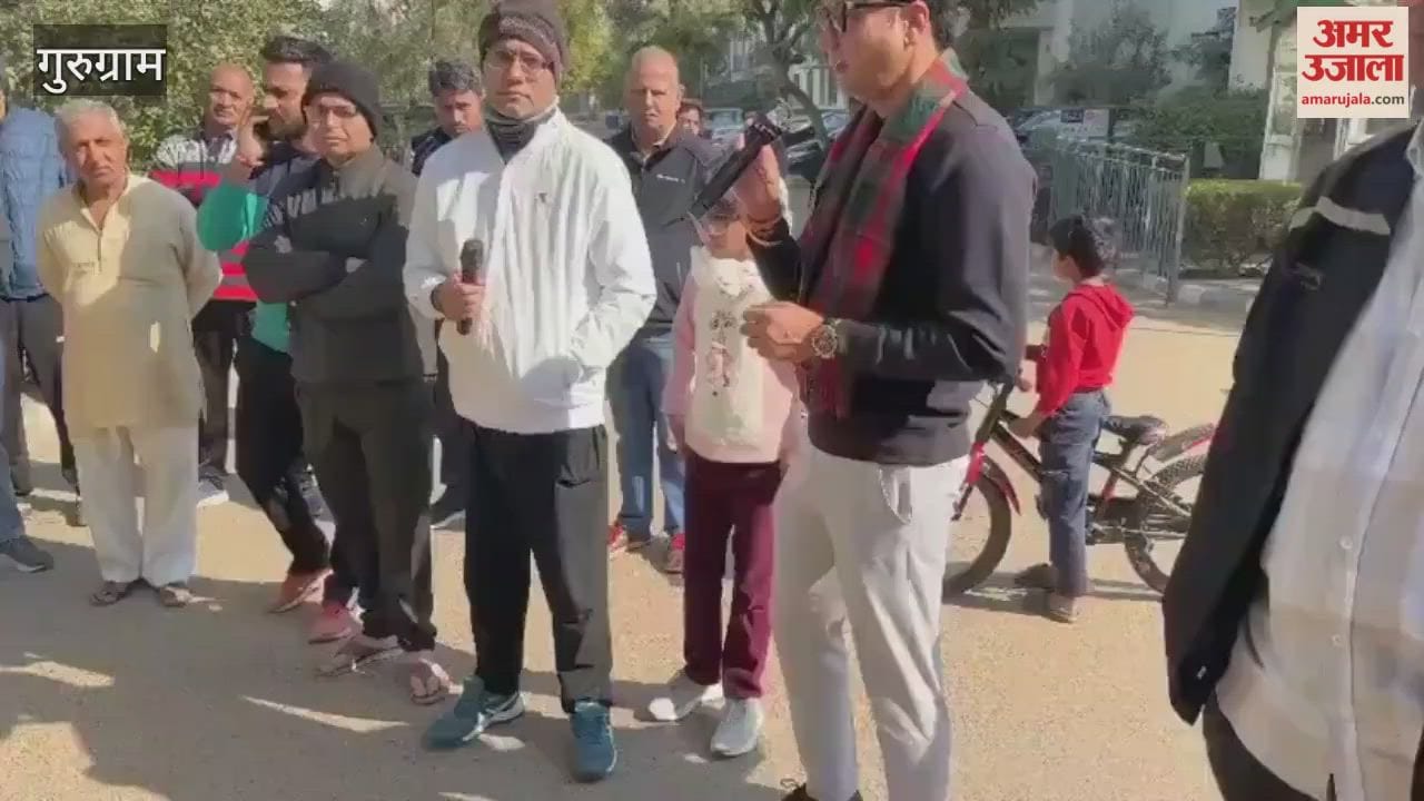 Gurugram Vatika residents staged a protest against the builder