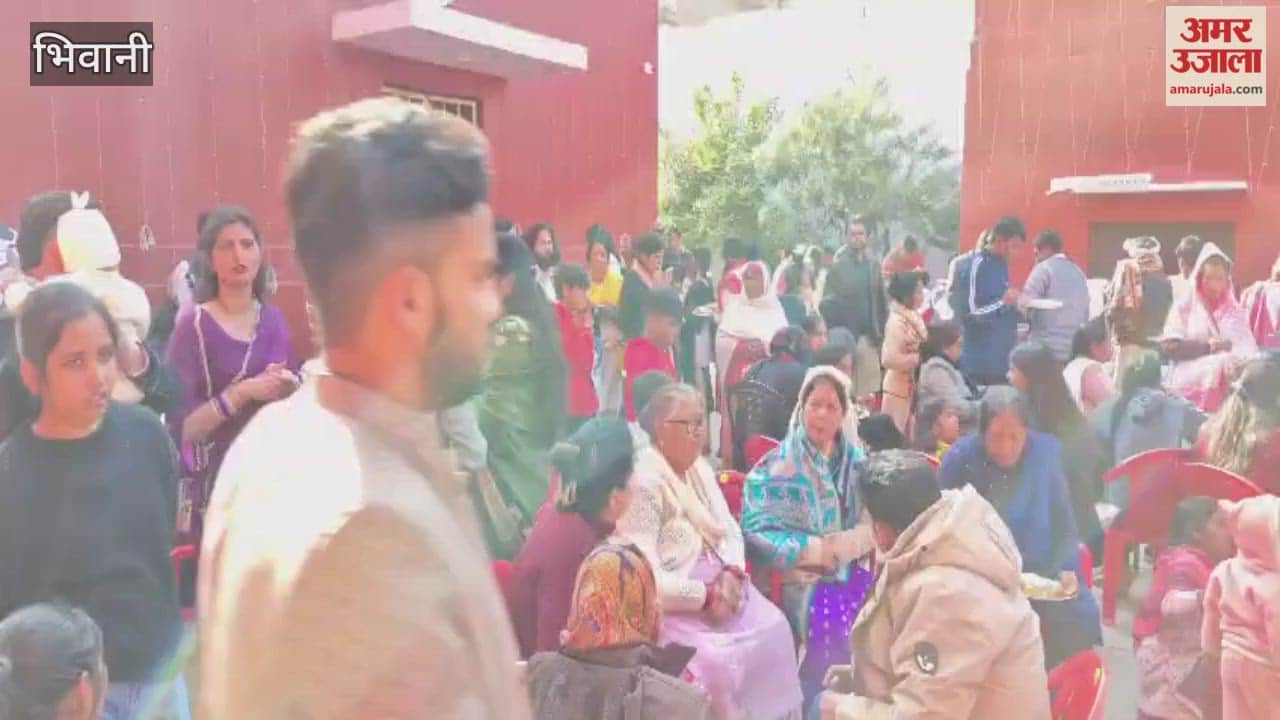 Christmas Day was celebrated at the church in Bhiwani.