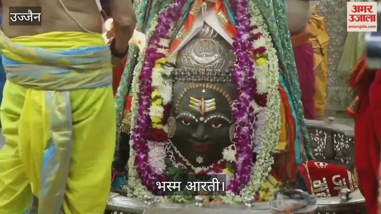 Ujjain News: Baba Mahakal adorned with bhang and dry fruits, Tripund and Trinetra grace the divine forehead