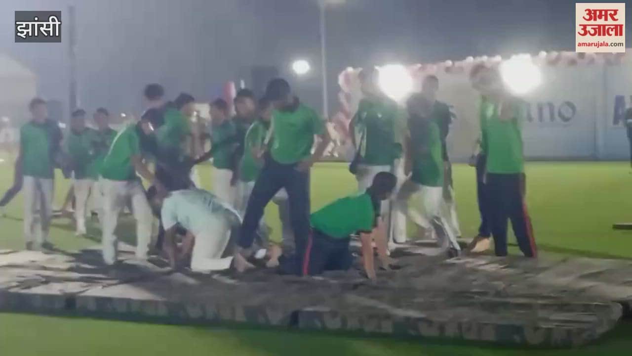 The annual sports festival Udaan-2025 concluded at the Rani Laxmibai Sports Complex.