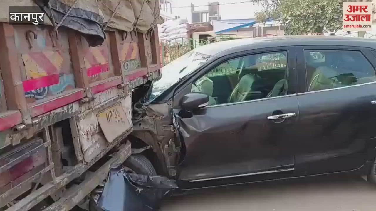 Speeding Car Collides with Parked DCM, Three Injured Including Driver