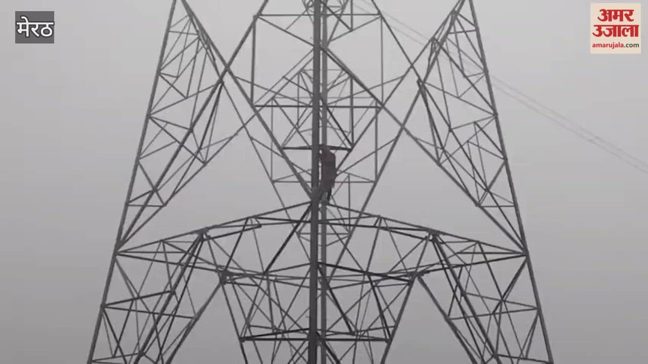 Meerut: Girl climbed the tower after relationship broke up, threatened to commit suicide