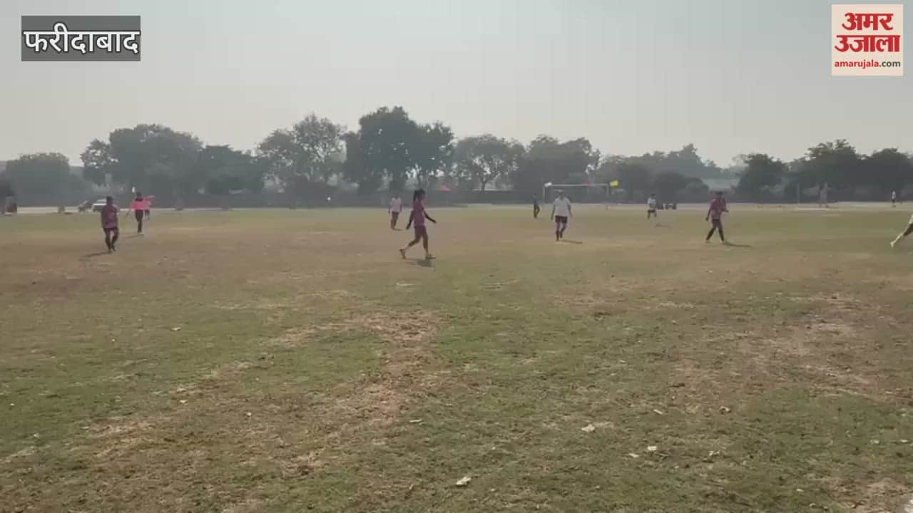 Players showcasing their skills in the football championship