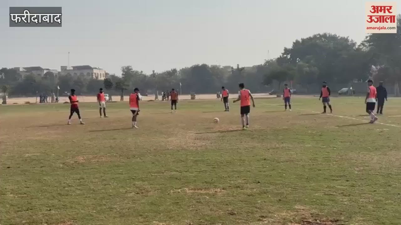 Tournament of men teams starts in football competition in Faridabad