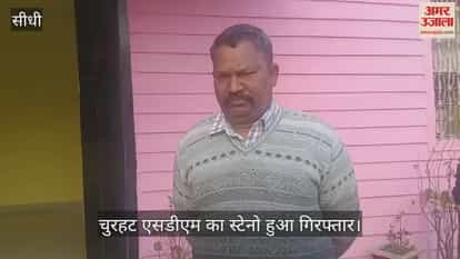 Corruption exposed in Sidhi, Churhat SDM's steno caught red-handed accepting Rs 10,000