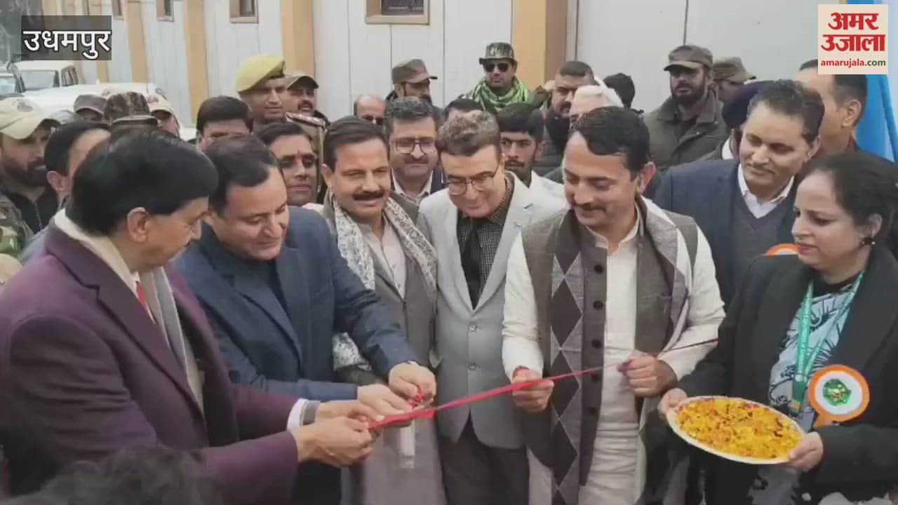 The agriculture fair is in full swing at Subhash Stadium in Udhampur, inaugurated by Minister Javed Dar.