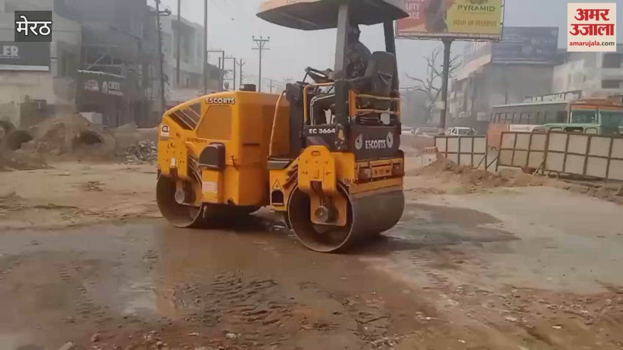 Meerut: Construction of culvert on Garh Road completed, road can open anytime
