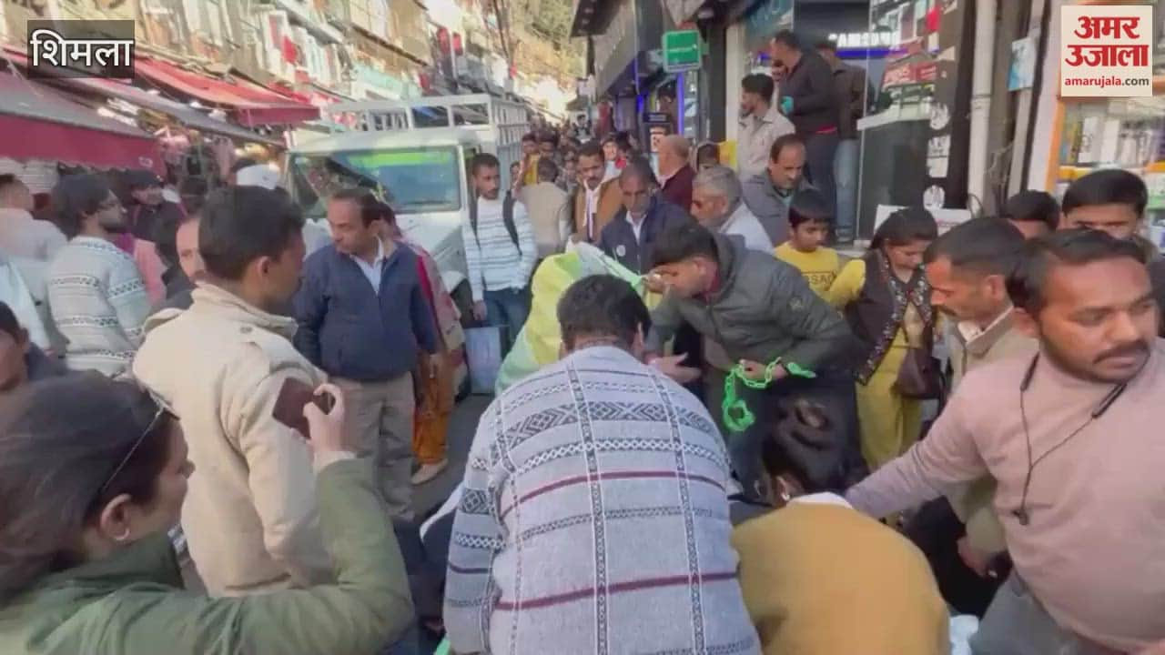 Shimla A municipal corporation team went on an inspection and seized the goods of street vendors operating illegally