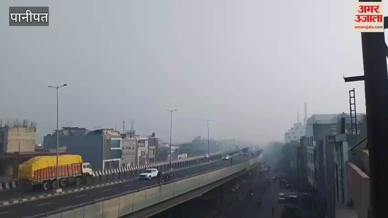 In Panipat, the cold has intensified along with the fog, and the foggy conditions may persist for several days.