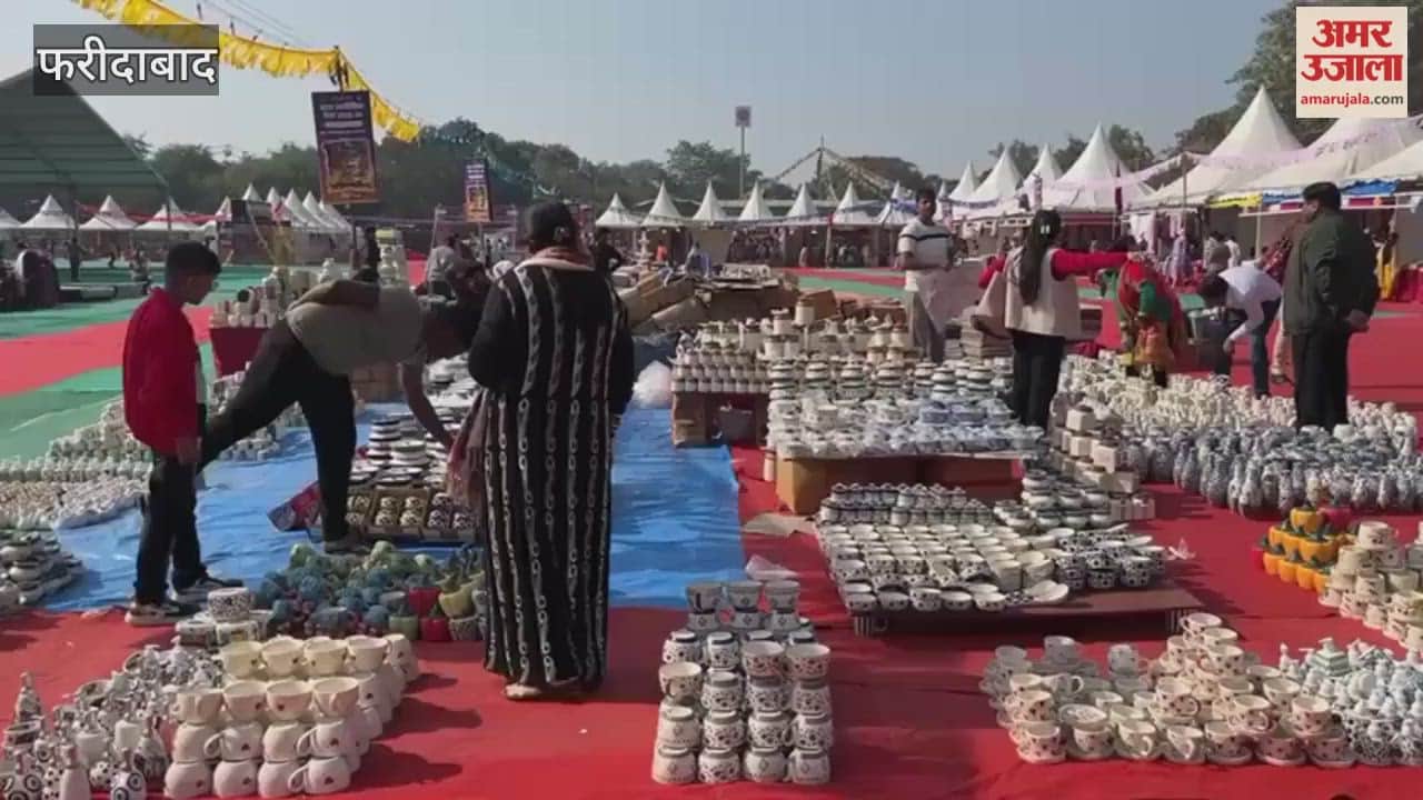 Saras Mela in Faridabad was a grand affair with tourists doing a lot of shopping