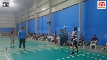 The three-day badminton competition concluded at Radha Govind School, with the players putting in their best efforts on the final day.