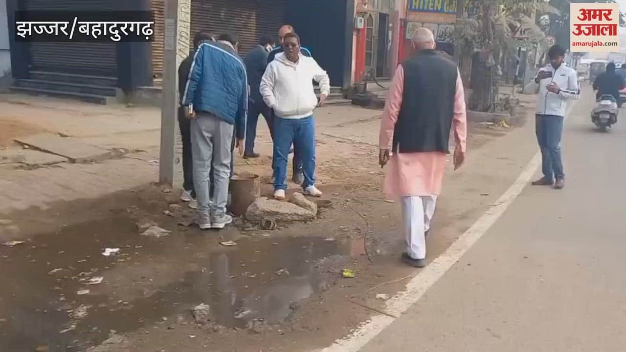 Jhajjar Deputy Commissioner visited the city and inspected the parks and sanitation system.