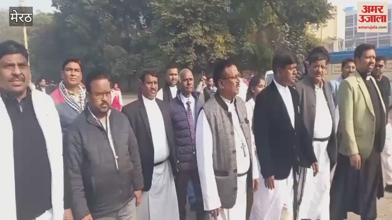 Meerut: Procession taken out from St. Joseph's Church