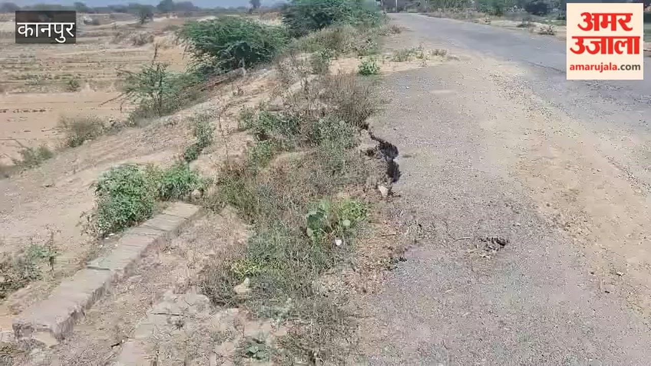 Deep potholes on both sides of the Devpura bridge have increased the risk of accidents