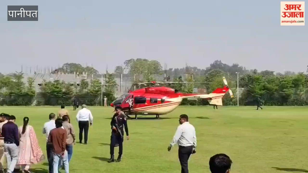day before the RSS meeting in Panipat, the CM reached Madhav Srishti Kendra