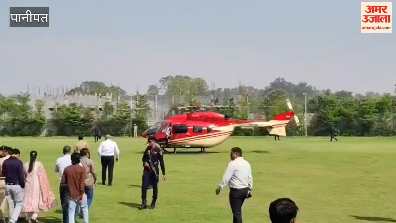 day before the RSS meeting in Panipat, the CM reached Madhav Srishti Kendra