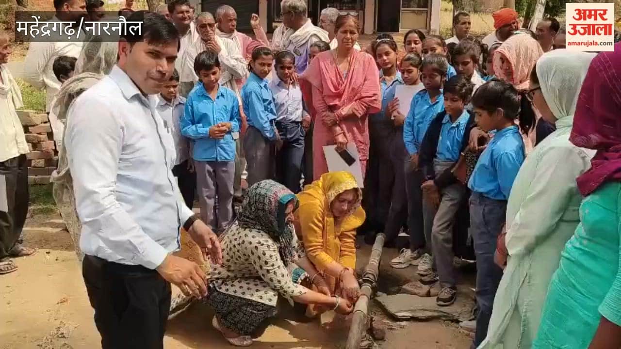 Pledge to protect drinking water source by tying a protective thread