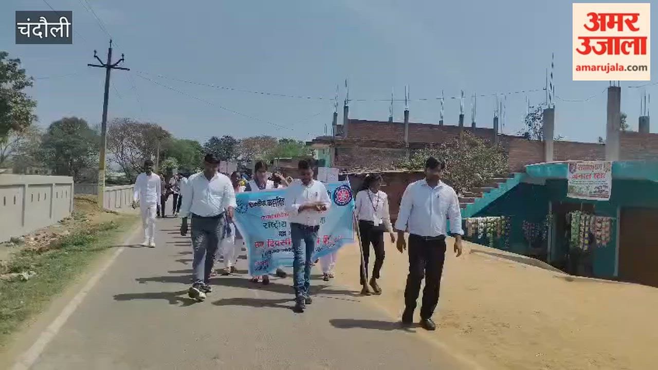third day of NSS camp students gave message of drug de-addiction