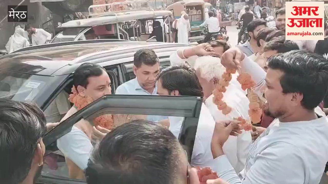 Meerut: Saurabh Sharma welcomed on becoming Mandal President