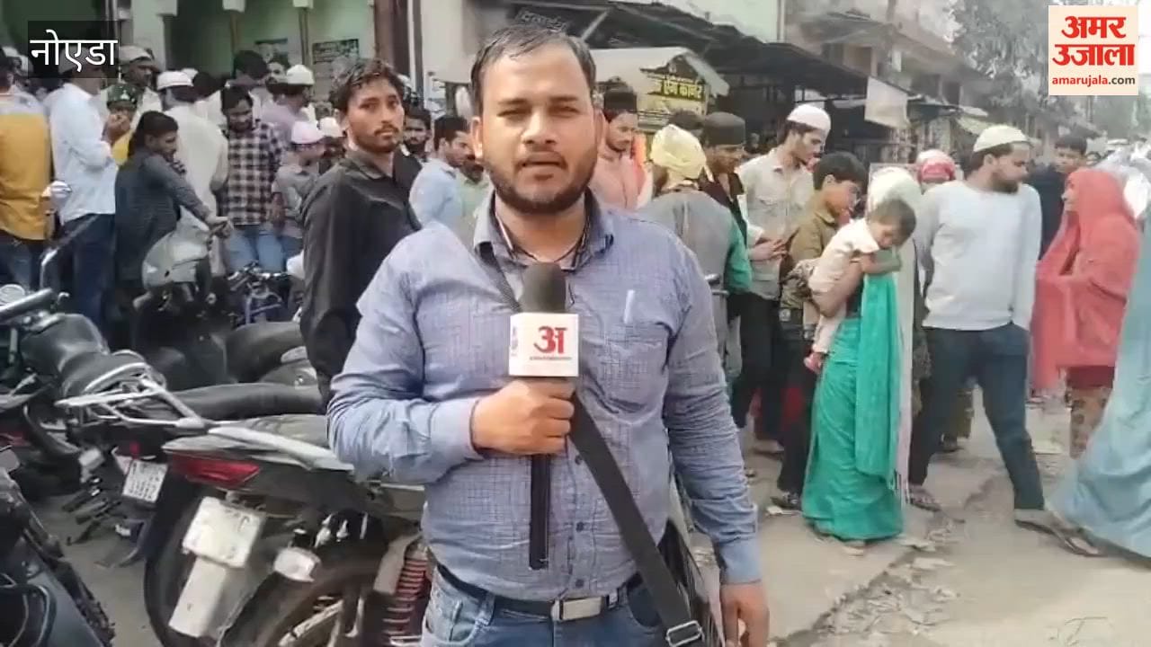 Alvida Jumma 2026 Crowds of worshippers throng the mosque in Surajpur