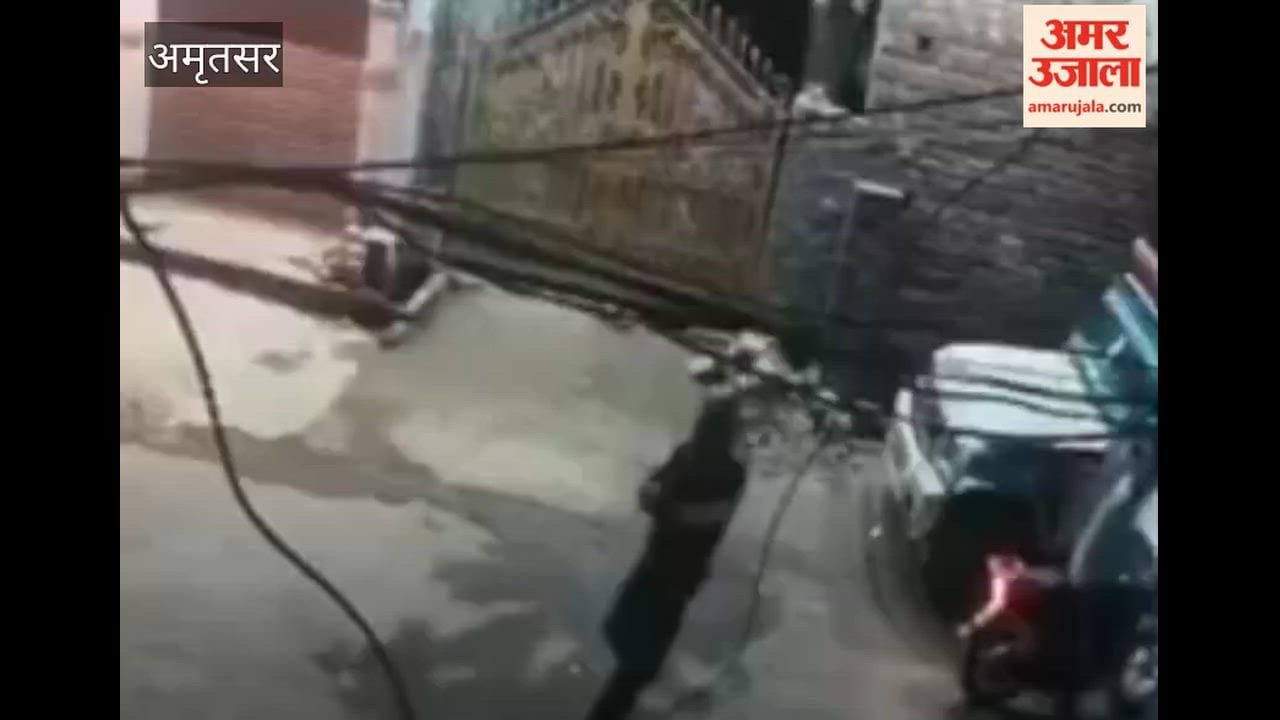 Firing outside a house in the Attari area
