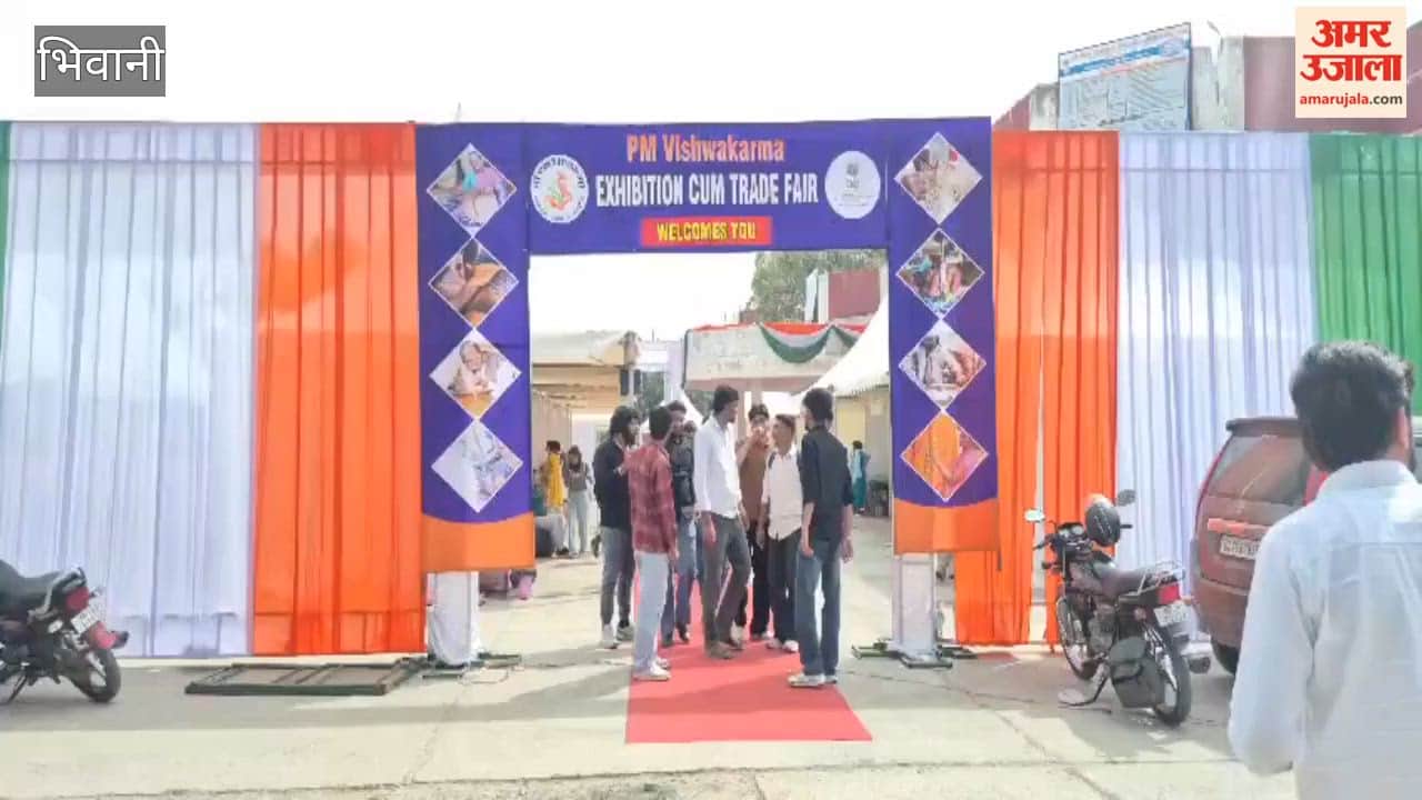 Glimpses of exquisite craftsmanship were on display at the handicrafts exhibition fair in Bhiwani, where women took charge of the stalls.