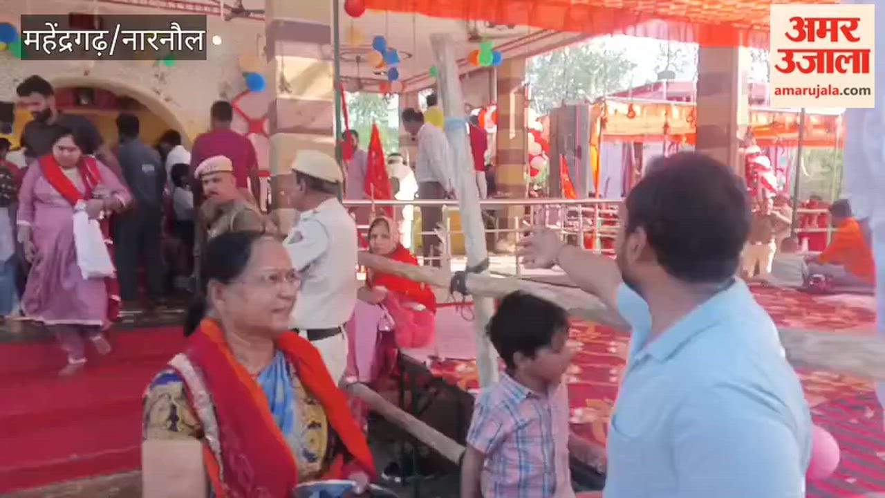 Crowds gathered at Budho Mata Masani fair in Narnaul