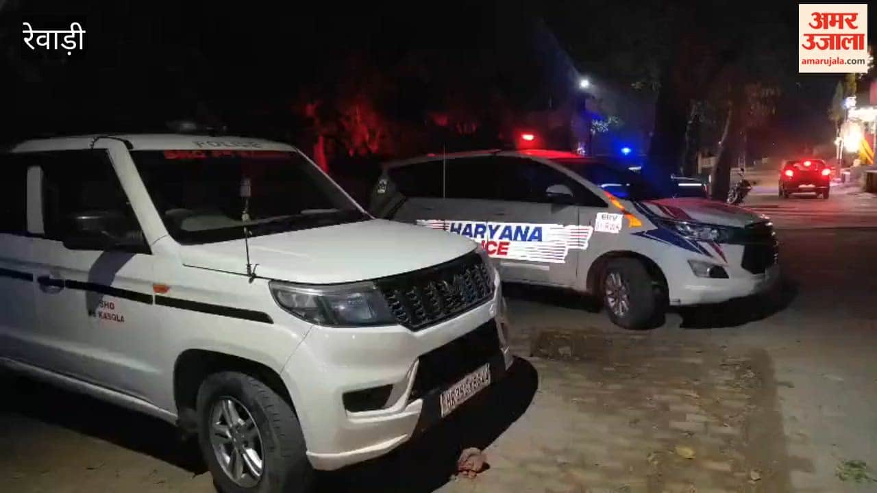 Two groups clashed during the construction of the temple in Rewari, hurling bricks, stones and sticks.