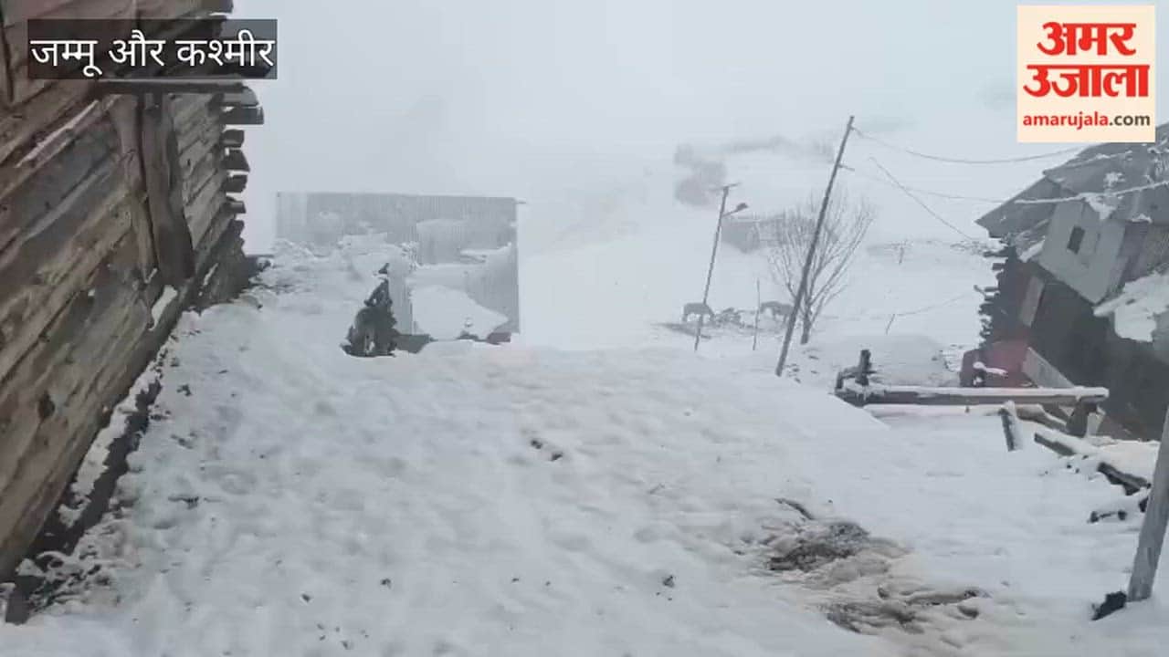 Gurez Higher Reaches Receive Fresh Snowfall