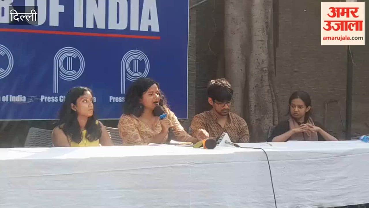 Jawaharlal Nehru University Students Union organised a press conference at the Press Club of India