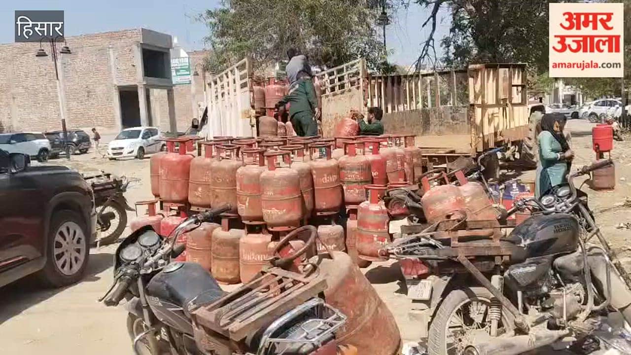 Gas cylinders are being sold for Rs 1400 in black marketing in Hisar, investigation teams will investigate gas agencies and warehouses.