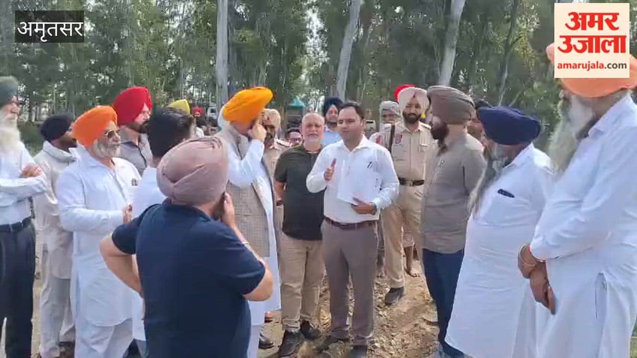 MLA Dhaliwal Inspects Embankments of the Ravi River